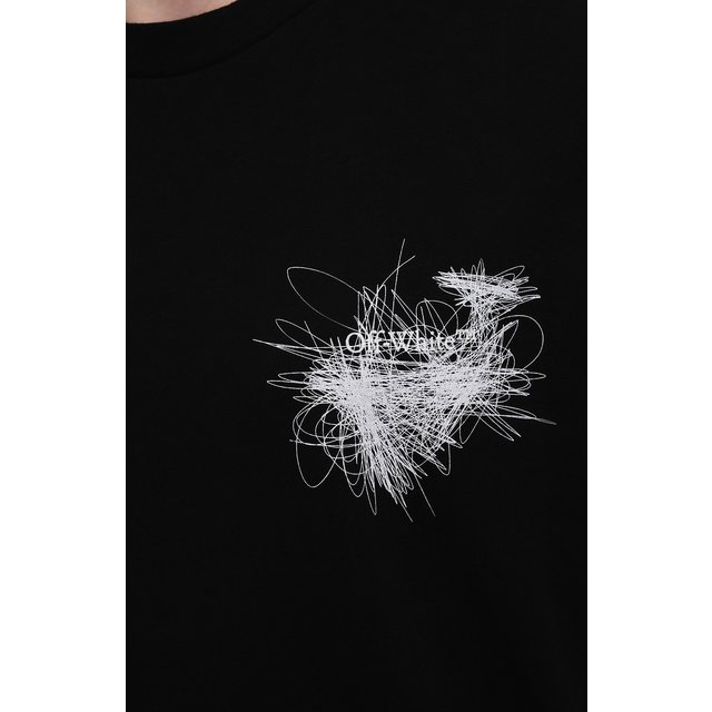 фото Хлопковая футболка off-white