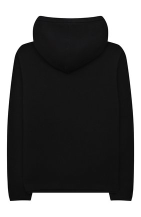 Детский худи из хлопка и шерсти MOSCHINO черного цвета по цене 19750 руб., арт. HMW00K/LHE11/10A-14A | Фото 2 Детский худи из хлопка и шерсти MOSCHINO черного цвета, арт. HMW00K/LHE11/10A-14A | Фото 2 (Материал внешний: Хлопок; Рукава: Длинные; Мальчики Кросс-КТ: Толстовка-одежда)