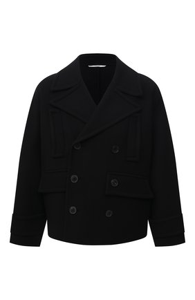 Мужской шерстяной бушлат VALENTINO черного цвета по цене 219500 руб., арт. WV0CJG807U3 | Фото 1 Мужской шерстяной бушлат VALENTINO черного цвета, арт. WV0CJG807U3 | Фото 1 (Рукава: Длинные; Материал внешний: Шерсть; Длина (верхняя одежда): Короткие; Мужское Кросс-КТ: пальто-верхняя одежда; Стили: Кэжуэл)
