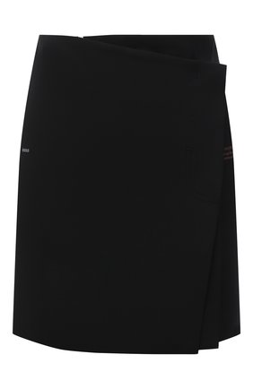 Женская юбка OFF-WHITE черного цвета по цене 44900 руб., арт. 0WCC134F21FAB002 | Фото 1 Женская юбка OFF-WHITE черного цвета, арт. 0WCC134F21FAB002 | Фото 1 (Материал внешний: Синтетический материал, Шерсть; Длина Ж (юбки, платья, шорты): Мини; Женское Кросс-КТ: Юбка-одежда; Стили: Кэжуэл)