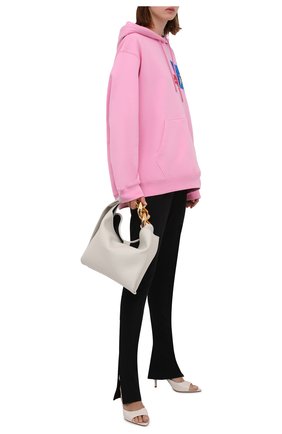Женский хлопковое худи MSGM розового цвета по цене 25800 руб., арт. 3142MDM194 217999 | Фото 2 Женский хлопковое худи MSGM розового цвета, арт. 3142MDM194 217999 | Фото 2 (Длина (для топов): Удлиненные; Материал внешний: Хлопок; Рукава: Длинные; Женское Кросс-КТ: Худи-одежда; Стили: Спорт-шик)