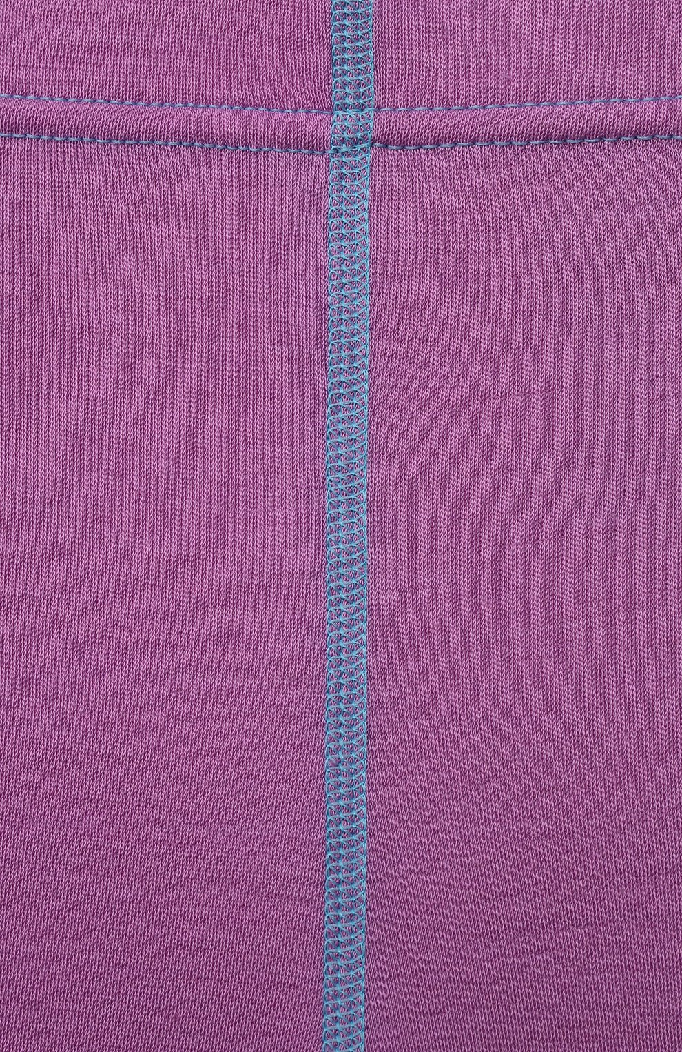 Детские шерстяные брюки NORVEG фиолетового цвета, арт. 4SU003RU-037. | Фото 3 (Материал внешний: Шерсть)