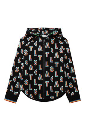 Детская комплект из толстовки и брюк STELLA MCCARTNEY черного цвета по цене 12650 руб., арт. 603575/SRJ15 | Фото 2 Детская комплект из толстовки и брюк STELLA MCCARTNEY черного цвета, арт. 603575/SRJ15 | Фото 2 (Материал внешний: Хлопок; Рукава: Длинные)