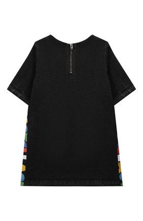 Детское хлопковое платье STELLA MCCARTNEY черного цвета по цене 7950 руб., арт. 603333/SRK76 | Фото 2 Детское хлопковое платье STELLA MCCARTNEY черного цвета, арт. 603333/SRK76 | Фото 2 (Рукава: Короткие; Материал внешний: Хлопок; Ростовка одежда: 9 лет | 134 см, 10 - 11 лет | 140 - 146см, 13 - 15 лет | 158 см, 16 лет | 164 см, 18 мес | 86 см, 2 года | 92 см, 3 года | 98 см, 4 года | 104 см, 5 лет | 110 см, 7 лет | 122 см)