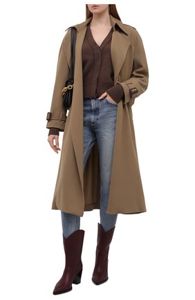 Женский кардиган из шерсти и кашемира LOW CLASSIC коричневого цвета по цене 35400 руб., арт. L0W21FW_KN04BR | Фото 2 Женский кардиган из шерсти и кашемира LOW CLASSIC коричневого цвета, арт. L0W21FW_KN04BR | Фото 2 (Материал внешний: Шерсть; Рукава: Длинные; Длина (для топов): Стандартные; Женское Кросс-КТ: кардиган-трикотаж; Стили: Кэжуэл)
