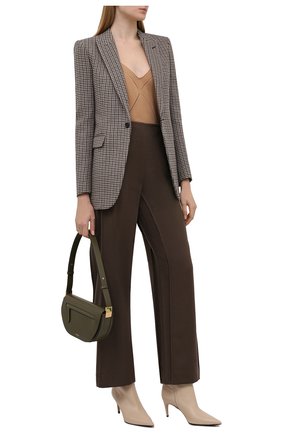 Женский шерстяной топ BURBERRY бежевого цвета по цене 65900 руб., арт. 8046485 | Фото 2 Женский шерстяной топ BURBERRY бежевого цвета, арт. 8046485 | Фото 2 (Материал внешний: Шерсть; Длина (для топов): Стандартные; Стили: Романтичный)