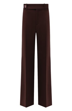 Женские брюки CHLOÉ фиолетового цвета по цене 94400 руб., арт. CHC21WPA06068 | Фото 1 Женские брюки CHLOÉ фиолетового цвета, арт. CHC21WPA06068 | Фото 1 (Материал внешний: Шерсть; Женское Кросс-КТ: Брюки-одежда; Длина (брюки, джинсы): Стандартные, Удлиненные; Силуэт Ж (брюки и джинсы): Широкие; Стили: Классический)