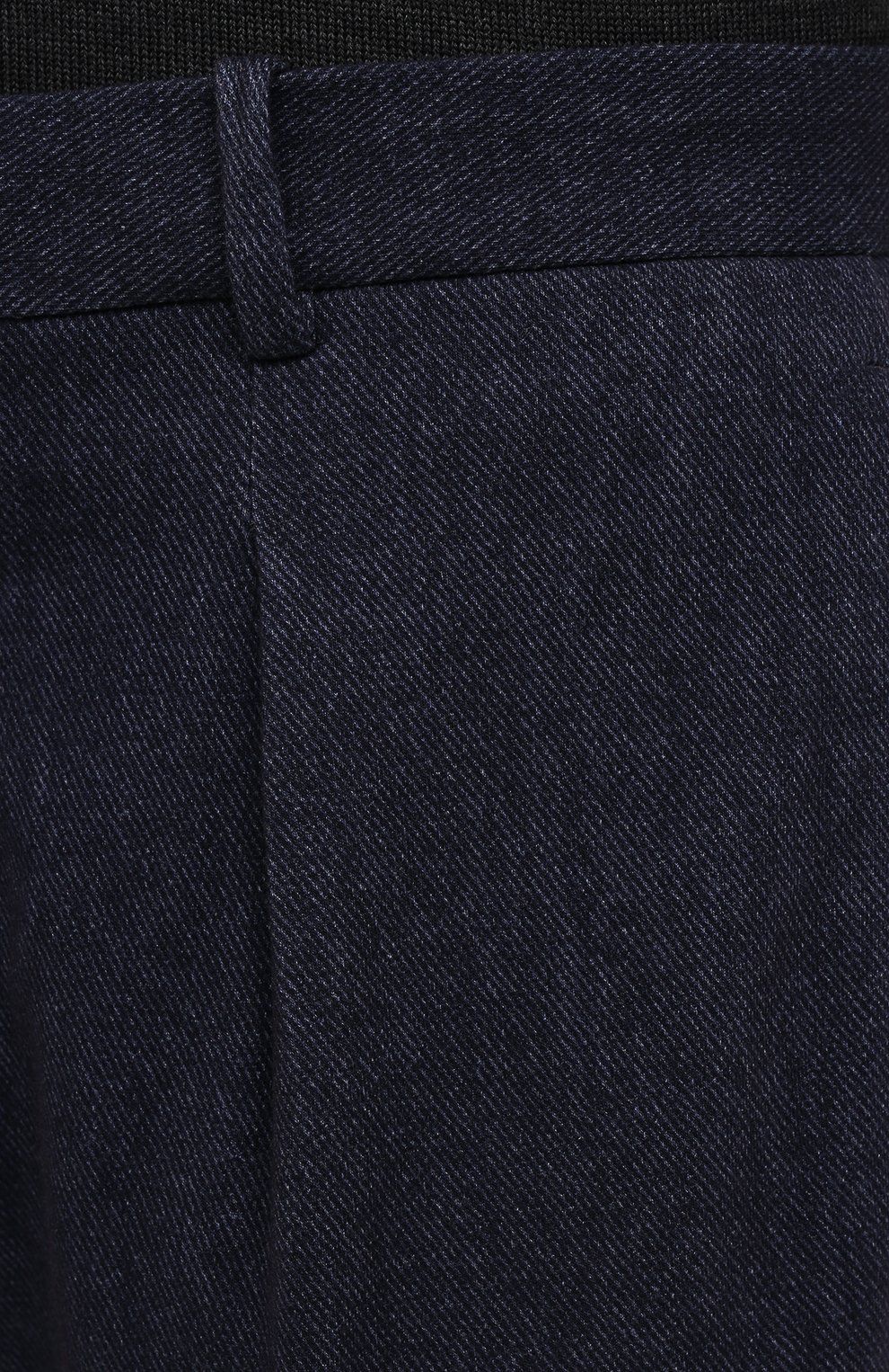 Мужские хлопковые брюки CIRCOLO 1901 темно-синего цвета, арт. CN3211 | Фото 5 (Длина (брюки, джинсы): Стандартные; Случай: Повседневный; Материал внешний: Хлопок; Стили: Кэжуэл)