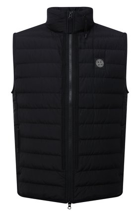 Мужской пуховый жилет STONE ISLAND темно-синего цвета по цене 40950 руб., арт. 7515G0725 | Фото 1 Мужской пуховый жилет STONE ISLAND темно-синего цвета, арт. 7515G0725 | Фото 1 (Материал утеплителя: Пух и перо; Материал внешний: Хлопок, Синтетический материал; Материал подклада: Синтетический материал; Кросс-КТ: Куртка, Пуховик; Стили: Спорт-шик; Длина (верхняя одежда): Короткие)