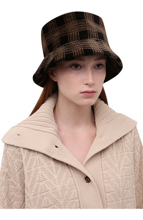 Женская шляпа из меха норки KUSSENKOVV коричневого цвета, арт. 150110003043 | Фото 2 (Материал: Натуральный мех)