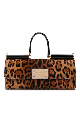 Женская сумка sicily DOLCE & GABBANA леопардового цвета по цене 256500 руб., арт. BB7007/AQ291 | Фото 1 Женская сумка sicily DOLCE & GABBANA леопардового цвета, арт. BB7007/AQ291 | Фото 1 (Размер: large; Материал: Натуральная кожа; Сумки-технические: Сумки top-handle)
