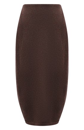 Женская юбка из шерсти и кашемира LOW CLASSIC коричневого цвета по цене 29500 руб., арт. L0W21FW_KN06BR | Фото 1 Женская юбка из шерсти и кашемира LOW CLASSIC коричневого цвета, арт. L0W21FW_KN06BR | Фото 1 (Длина Ж (юбки, платья, шорты): Миди; Материал внешний: Шерсть; Стили: Минимализм; Женское Кросс-КТ: Юбка-одежда; Кросс-КТ: Трикотаж)