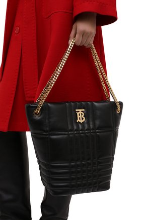 Женская сумка lola medium BURBERRY черного цвета по цене 158000 руб., арт. 8046237 | Фото 2 Женская сумка lola medium BURBERRY черного цвета, арт. 8046237 | Фото 2 (Материал: Натуральная кожа; Размер: medium; Сумки-технические: Сумки top-handle)
