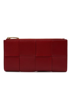 Женские кожаный кошелек BOTTEGA VENETA красного цвета по цене 54800 руб., арт. 681011/VCQC1 | Фото 1 Женские кожаный кошелек BOTTEGA VENETA красного цвета, арт. 681011/VCQC1 | Фото 1