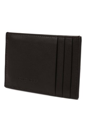 Женский кожаный футляр для кредитных карт BOTTEGA VENETA коричневого цвета, арт. 651401/VCQC4 | Фото 2 (Материал: Натуральная кожа)