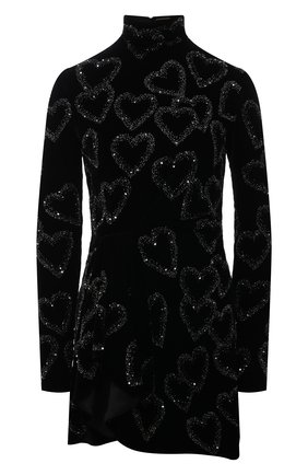 Женское платье SAINT LAURENT черного цвета по цене 669500 руб., арт. 664002/Y525R | Фото 1 Женское платье SAINT LAURENT черного цвета, арт. 664002/Y525R | Фото 1 (Материал подклада: Шелк; Материал внешний: Купро, Вискоза, Растительное волокно; Рукава: Длинные; Длина Ж (юбки, платья, шорты): Мини; Стили: Гламурный; Случай: Вечерний; Женское Кросс-КТ: Платье-одежда; Одежда: Одежда)