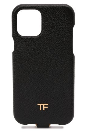 Кожаный чехол для iphone 12 pro TOM FORD черного цвета по цене 39450 руб., арт. S0391T-LCL095 | Фото 1 Кожаный чехол для iphone 12 pro TOM FORD черного цвета, арт. S0391T-LCL095 | Фото 1