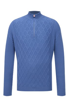 Мужской кашемировый свитер KITON голубого цвета по цене 340000 руб., арт. UK1125L | Фото 1 Мужской кашемировый свитер KITON голубого цвета, арт. UK1125L | Фото 1 (Материал внешний: Кашемир, Шерсть; Длина (для топов): Удлиненные; Рукава: Длинные; Мужское Кросс-КТ: Свитер-одежда; Стили: Кэжуэл; Принт: Без принта; Big sizes: Big Sizes)