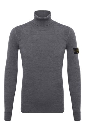Мужской шерстяная водолазка STONE ISLAND серого цвета по цене 24850 руб., арт. 7515527C4 | Фото 1 Мужской шерстяная водолазка STONE ISLAND серого цвета, арт. 7515527C4 | Фото 1 (Материал внешний: Шерсть; Мужское Кросс-КТ: Водолазка-одежда; Стили: Кэжуэл; Принт: Без принта; Длина (для топов): Стандартные; Рукава: Длинные)