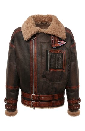 Мужская дубленка BALMAIN темно-коричневого цвета по цене 354500 руб., арт. WH0TH160/LA00 | Фото 1 Мужская дубленка BALMAIN темно-коричневого цвета, арт. WH0TH160/LA00 | Фото 1 (Материал внешний: Натуральный мех; Длина (верхняя одежда): Короткие; Рукава: Длинные; Стили: Гранж)
