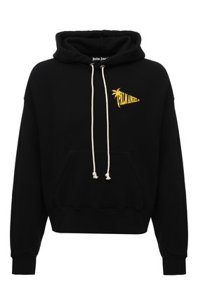 Мужской хлопковое худи PALM ANGELS черного цвета по цене 45150 руб., арт. PMBB058F21FLE0021018 | Фото 1 Мужской хлопковое худи PALM ANGELS черного цвета, арт. PMBB058F21FLE0021018 | Фото 1 (Длина (для топов): Стандартные; Рукава: Длинные; Материал внешний: Хлопок; Мужское Кросс-КТ: Худи-одежда; Стили: Спорт-шик; Принт: С принтом)