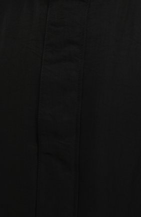Мужская парка KNT черного цвета, арт. UGKN011X0235A | Фото 5 (Кросс-КТ: Куртка; Рукава: Длинные; Длина (верхняя одежда): До колена; Материал внешний: Синтетический материал; Стили: Спорт-шик; Материал подклада: Синтетический материал)