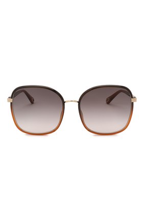 Женские солнцезащитные очки CHLOÉ коричневого цвета, арт. CH0031S 005 | Фото 3 (Тип очков: С/з; Очки форма: Квадратные)