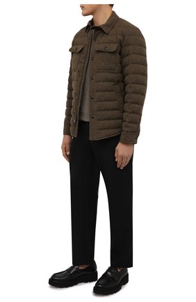 Мужская пуховая куртка RALPH LAUREN хаки цвета по цене 179000 руб., арт. 790846225 | Фото 2 Мужская пуховая куртка RALPH LAUREN хаки цвета, арт. 790846225 | Фото 2 (Рукава: Длинные; Материал подклада: Синтетический материал; Кросс-КТ: Куртка; Мужское Кросс-КТ: шерсть и кашемир, пуховик-короткий; Длина (верхняя одежда): Короткие; Материал утеплителя: Пух и перо; Стили: Милитари; Материал внешний: Шерсть)