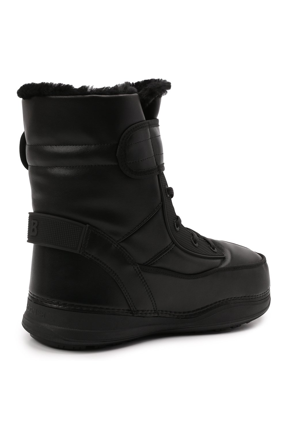 Мужские ботинки BOGNER черного цвета, арт. 32145573/LAAX 1 C | Фото 5 (Материал внешний: Текстиль; Материал утеплителя: Натуральный мех; Мужское Кросс-КТ: зимние сапоги, Сапоги-обувь; Подошва: Массивная)
