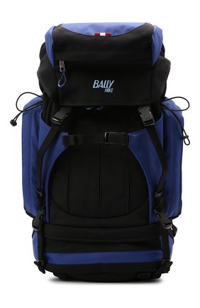 Мужской текстильный рюкзак bally hike BALLY синего цвета, арт. BHU003/15 | Фото 1 (Материал: Текстиль; Размер: large; Сумки-технические: Рюкзаки - большие)
