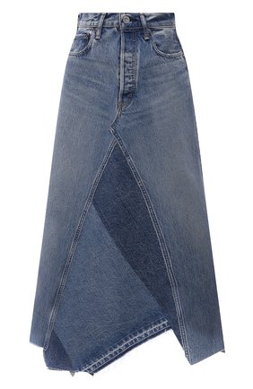 Женская джинсовая юбка MOUSSY голубого цвета по цене 34650 руб., арт. 025EAC11-2330 | Фото 1 Женская джинсовая юбка MOUSSY голубого цвета, арт. 025EAC11-2330 | Фото 1 (Длина Ж (юбки, платья, шорты): Миди; Материал внешний: Хлопок; Стили: Кэжуэл; Кросс-КТ: Деним; Женское Кросс-КТ: Юбка-одежда)