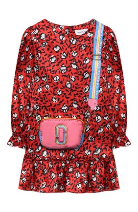 Детское платье MARC JACOBS (THE) красного цвета по цене 18300 руб., арт. W12390 | Фото 1 Детское платье MARC JACOBS (THE) красного цвета, арт. W12390 | Фото 1 (Материал внешний: Синтетический материал; Рукава: Длинные; Девочки Кросс-КТ: Платье-одежда; Случай: Повседневный)