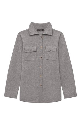 Детский кашемировый кардиган GIORGETTI CASHMERE светло-серого цвета по цене 28100 руб., арт. MB1812/2A-6A | Фото 1 Детский кашемировый кардиган GIORGETTI CASHMERE светло-серого цвета, арт. MB1812/2A-6A | Фото 1 (Материал внешний: Шерсть, Кашемир; Рукава: Длинные; Девочки Кросс-КТ: Кардиган-одежда; Ростовка одежда: 6 лет | 116 см)