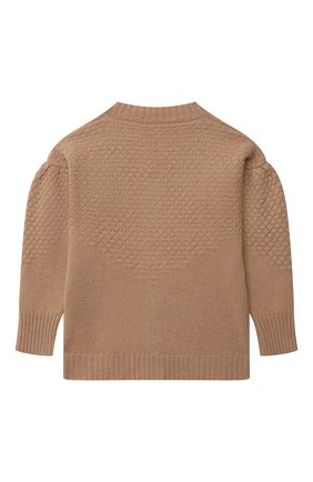 Детский кашемировый кардиган GIORGETTI CASHMERE бежевого цвета по цене 25200 руб., арт. MB1801/2A-6A | Фото 2 Детский кашемировый кардиган GIORGETTI CASHMERE бежевого цвета, арт. MB1801/2A-6A | Фото 2 (Материал внешний: Кашемир, Шерсть; Рукава: Длинные; Девочки Кросс-КТ: Кардиган-одежда; Ростовка одежда: 6 лет | 116 см)