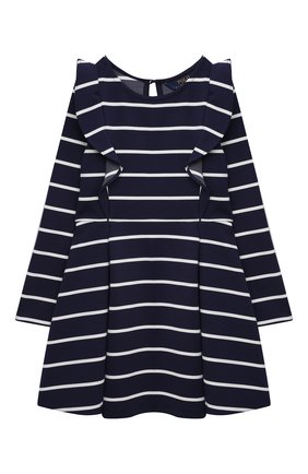 Детское платье POLO RALPH LAUREN синего цвета по цене 8985 руб., арт. 311850665 | Фото 1 Детское платье POLO RALPH LAUREN синего цвета, арт. 311850665 | Фото 1 (Материал внешний: Синтетический материал; Рукава: Длинные; Девочки Кросс-КТ: Платье-одежда; Случай: Повседневный)