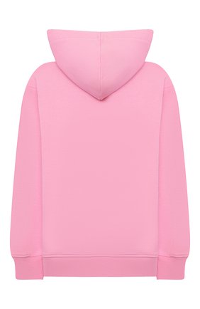 Детский хлопковое худи MSGM KIDS розового цвета по цене 11650 руб., арт. MS027705 | Фото 2 Детский хлопковое худи MSGM KIDS розового цвета, арт. MS027705 | Фото 2 (Рукава: Длинные; Материал внешний: Хлопок; Девочки Кросс-КТ: Толстовка-одежда)