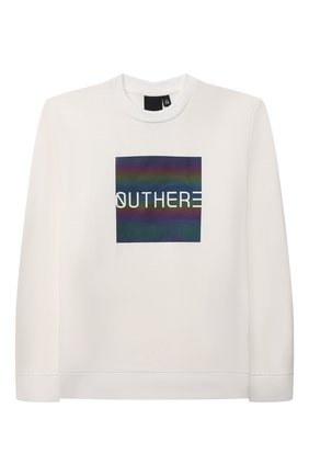 Детский хлопковый свитшот OUTHERE белого цвета по цене 8925 руб., арт. I0TJ701AB-85 | Фото 1 Детский хлопковый свитшот OUTHERE белого цвета, арт. I0TJ701AB-85 | Фото 1 (Материал внешний: Хлопок; Рукава: Длинные; Мальчики Кросс-КТ: Толстовка-одежда)