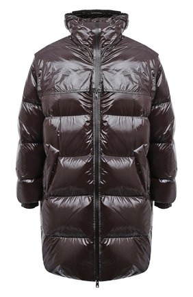 Мужская пуховик BOTTEGA VENETA темно-коричневого цвета по цене 240000 руб., арт. 659727/V0Y30 | Фото 1 Мужская пуховик BOTTEGA VENETA темно-коричневого цвета, арт. 659727/V0Y30 | Фото 1 (Материал внешний: Синтетический материал; Стили: Минимализм; Длина (верхняя одежда): До колена; Материал подклада: Синтетический материал; Кросс-КТ: Куртка; Рукава: Длинные; Материал утеплителя: Пух и перо; Мужское Кросс-КТ: пуховик-длинный)
