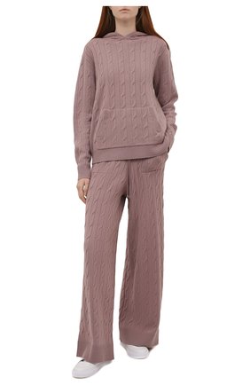 Женские кашемировые брюки RALPH LAUREN светло-розового цвета по цене 169000 руб., арт. 290845520 | Фото 2 Женские кашемировые брюки RALPH LAUREN светло-розового цвета, арт. 290845520 | Фото 2 (Материал внешний: Шерсть, Кашемир; Стили: Кэжуэл; Кросс-КТ: Трикотаж; Женское Кросс-КТ: Брюки-одежда; Силуэт Ж (брюки и джинсы): Широкие; Длина (брюки, джинсы): Стандартные)