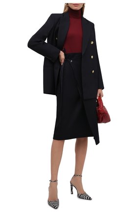 Женская шерстяная юбка JIL SANDER темно-синего цвета по цене 86150 руб., арт. JSWT720314-WT207908B | Фото 2 Женская шерстяная юбка JIL SANDER темно-синего цвета, арт. JSWT720314-WT207908B | Фото 2 (Длина Ж (юбки, платья, шорты): Миди; Материал внешний: Шерсть; Стили: Минимализм; Женское Кросс-КТ: Юбка-одежда)