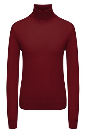 Женская шерстяная водолазка JIL SANDER бордового цвета по цене 66800 руб., арт. JSWT753301-WTY20158 | Фото 1 Женская шерстяная водолазка JIL SANDER бордового цвета, арт. JSWT753301-WTY20158 | Фото 1 (Материал внешний: Шерсть; Длина (для топов): Стандартные; Рукава: Длинные; Стили: Минимализм; Женское Кросс-КТ: Водолазка-одежда)