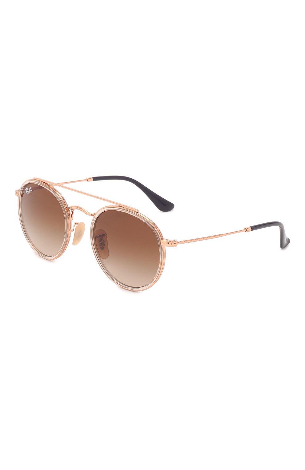 Детские солнцезащитные очки RAY-BAN коричневого цвета, арт. 9647S-288/13 | Фото 1