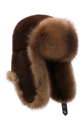 Мужская шапка-ушанка из меха соболя FURLAND коричневого цвета по цене 269000 руб., арт. 0017107450139100000 | Фото 1 Мужская шапка-ушанка из меха соболя FURLAND коричневого цвета, арт. 0017107450139100000 | Фото 1 (Материал: Натуральный мех)