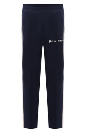 Мужские брюки PALM ANGELS темно-синего цвета по цене 39950 руб., арт. PMCA007F21FAB0024601 | Фото 1 Мужские брюки PALM ANGELS темно-синего цвета, арт. PMCA007F21FAB0024601 | Фото 1 (Материал внешний: Синтетический материал; Длина (брюки, джинсы): Стандартные; Случай: Повседневный; Стили: Спорт-шик; Shop in Shop M: Обувь_классика)
