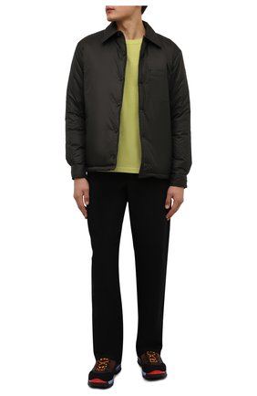 Мужские комбинированные ботинки bally hike BALLY коричневого цвета по цене 54250 руб., арт. BHM002/22 | Фото 2 Мужские комбинированные ботинки bally hike BALLY коричневого цвета, арт. BHM002/22 | Фото 2 (Материал внутренний: Текстиль; Подошва: Массивная; Мужское Кросс-КТ: Ботинки-обувь, Хайкеры-обувь)