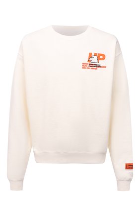 Мужской хлопковый свитшот HERON PRESTON кремвого цвета по цене 48050 руб., арт. HMBA016F21JER0030440 | Фото 1 Мужской хлопковый свитшот HERON PRESTON кремвого цвета, арт. HMBA016F21JER0030440 | Фото 1 (Длина (для топов): Стандартные; Материал внешний: Хлопок; Рукава: Длинные; Мужское Кросс-КТ: свитшот-одежда; Принт: С принтом; Стили: Спорт-шик)