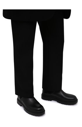 Мужские кожаные челси BOGNER черного цвета, арт. 12141641/CHESA ALPINA M 3 | Фото 3 (Материал внешний: Кожа; Материал внутренний: Натуральная кожа; Материал утеплителя: Без утеплителя; Подошва: Массивная; Мужское Кросс-КТ: Сапоги-обувь, Челси-обувь)