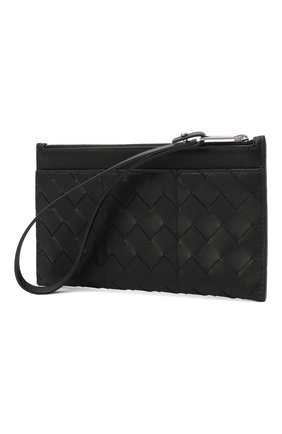 Мужской кожаный футляр для документов BOTTEGA VENETA черного цвета по цене 42650 руб., арт. 679806/VCPQ3 | Фото 2 Мужской кожаный футляр для документов BOTTEGA VENETA черного цвета, арт. 679806/VCPQ3 | Фото 2 (Кросс-КТ: футляры для документов)