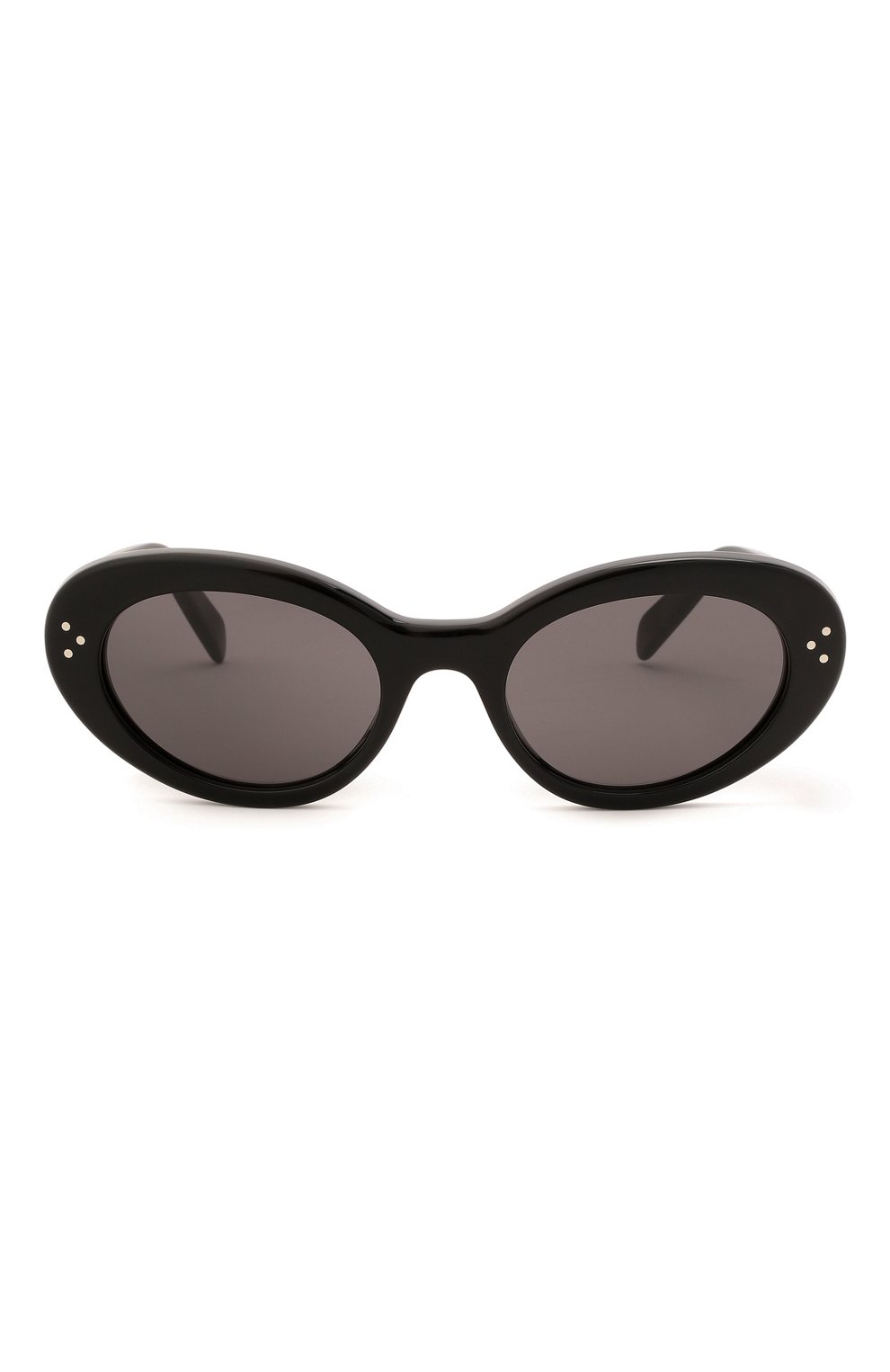 Женские солнцезащитные очки CELINE EYEWEAR черного цвета, арт. 40193I | Фото 3 (Региональные ограничения белый список (Axapta Mercury): RU; Тип очков: С/з; Очки форма: Овальные)