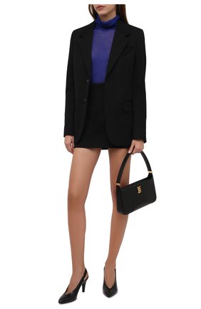 Женские кожаные туфли BALMAIN черного цвета по цене 59950 руб., арт. WN0UK686/LVIT | Фото 2 Женские кожаные туфли BALMAIN черного цвета, арт. WN0UK686/LVIT | Фото 2 (Материал внутренний: Натуральная кожа; Каблук высота: Высокий; Подошва: Плоская; Каблук тип: Устойчивый)